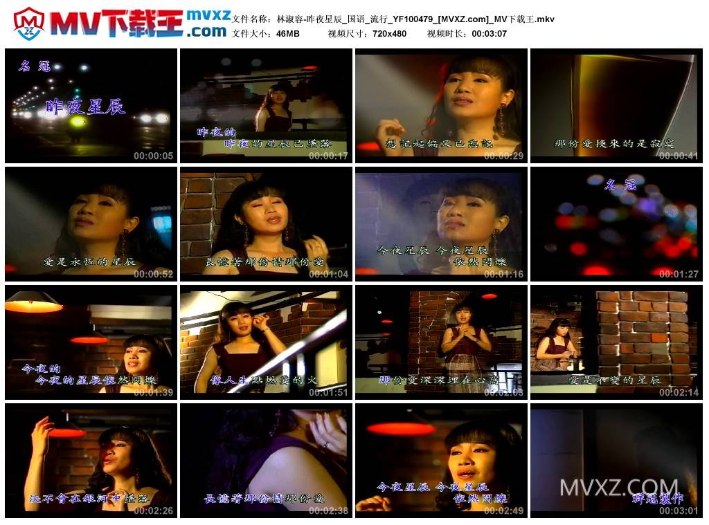 林淑容-昨夜星辰_国语_流行_YF100479